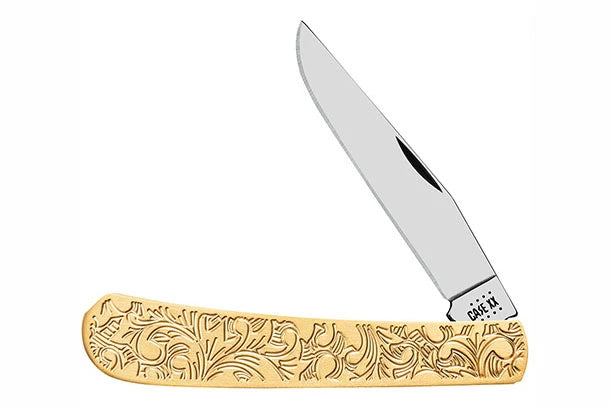 10947 Brush Brass Deep Carve Canvas Gold Filigree (M154 SS)