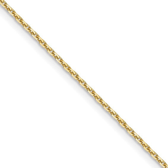 10K Yellow Gold 1.05mm Cable Chain
