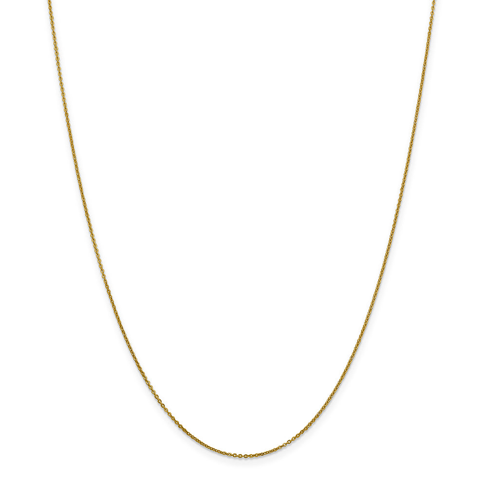 10K Yellow Gold 1.1mm Flat Cable