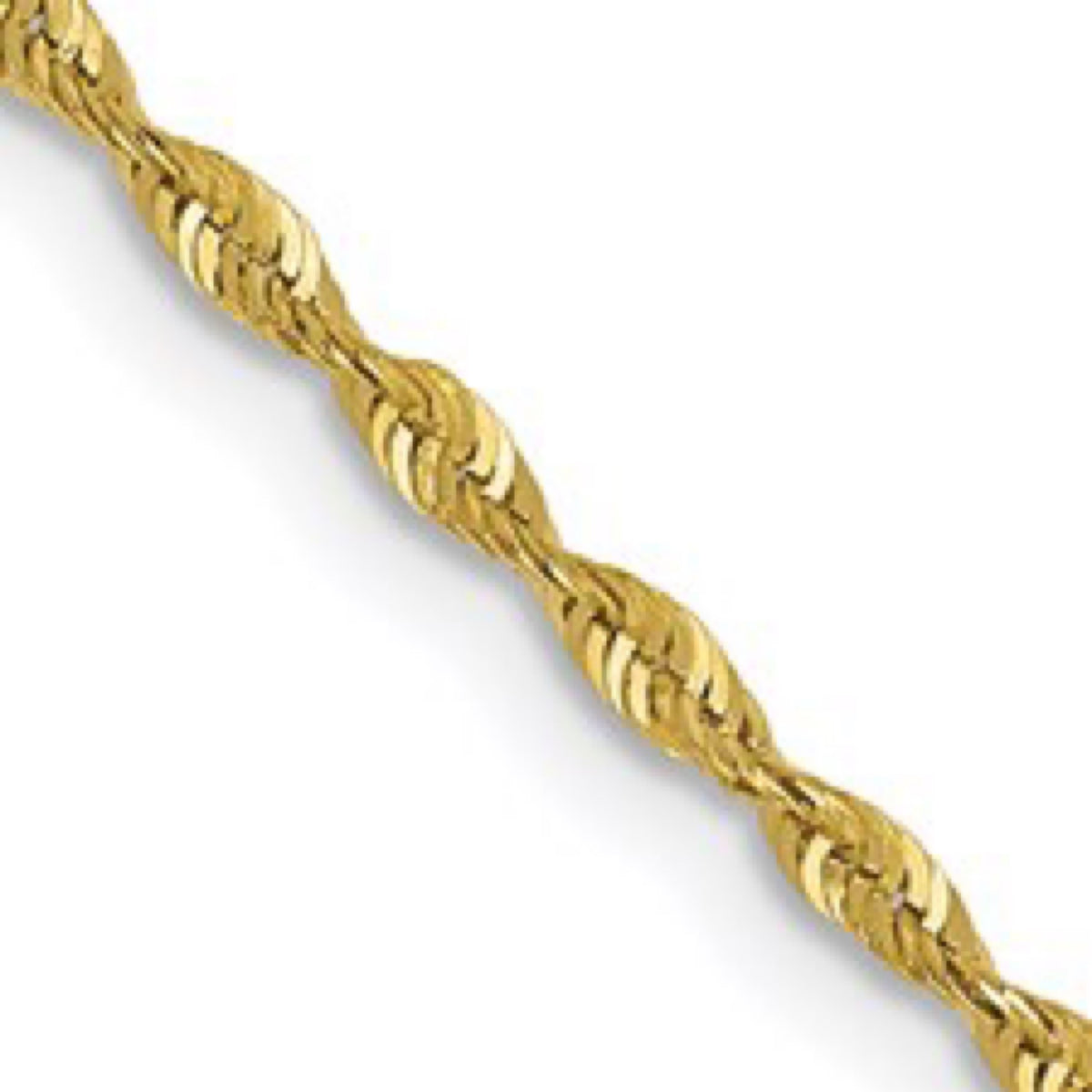 10KYG 1.5mm D.C. Rope Anklet