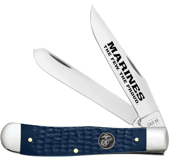 13195 Trapper USMC Standard Jig Navy Blue Synthetic Trapper (6254 SS)