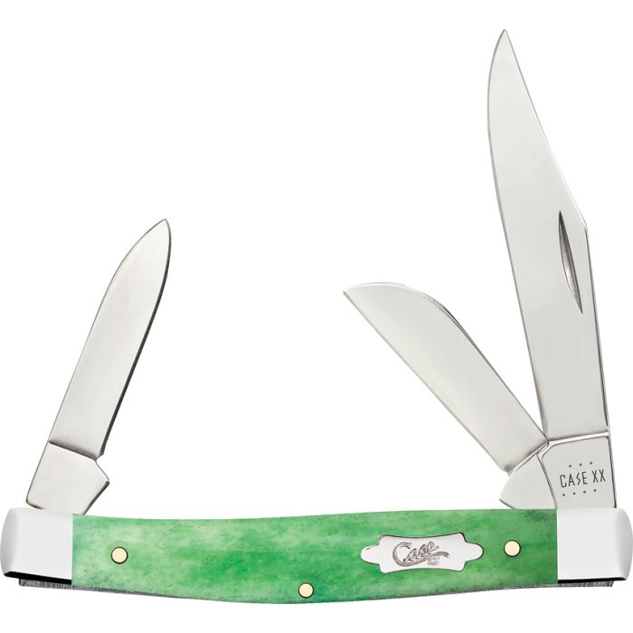 Emerald Green Bone Smooth Medium Stockman (6344 SS)