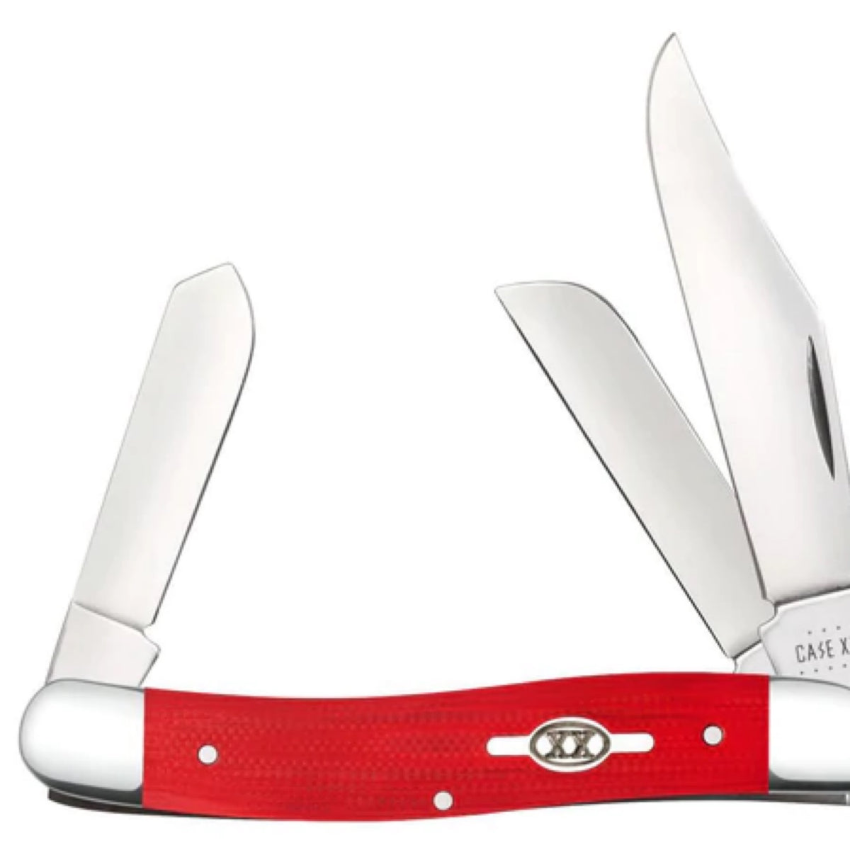 Red G-10 Smooth Stockman (10347 SS)