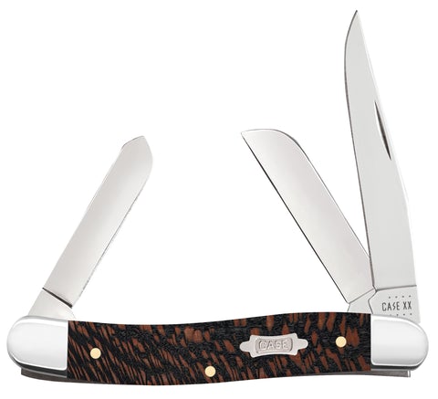 Black Sycamore Wood Smooth Medium Stockman (7318 SS)