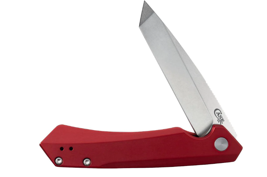 Red Anodized Aluminum (Kinzua S35VN) Tanto