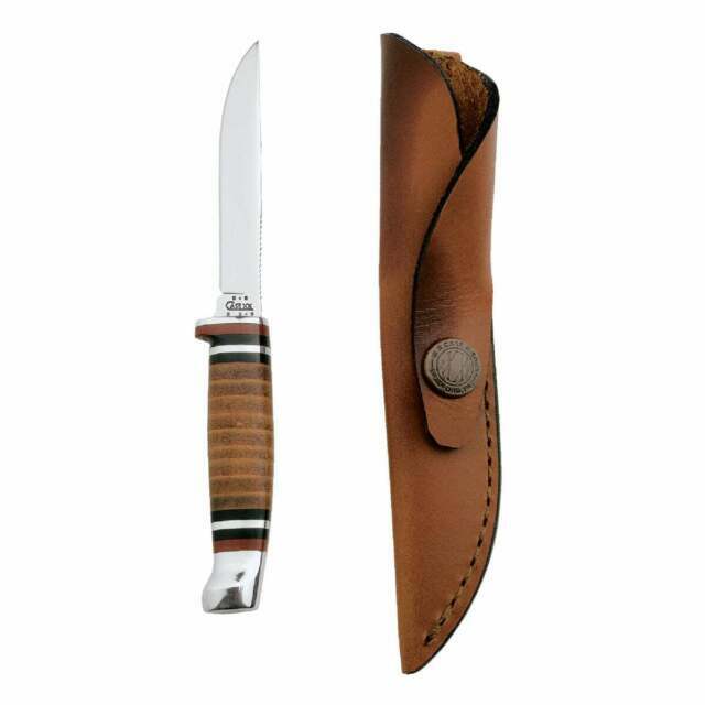 00379 Leather Mini FINN Hunter with Leather Sheath