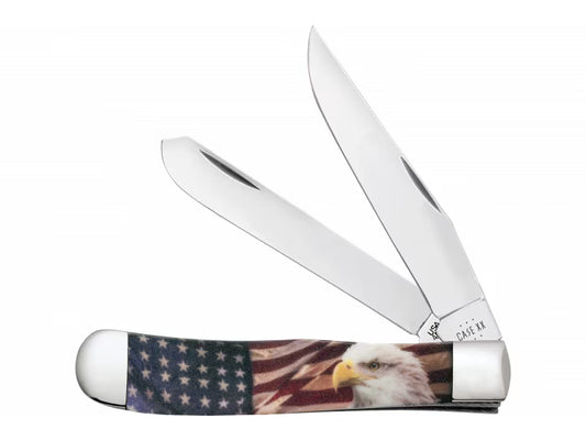 10647 Eagle & American Flag Trapper