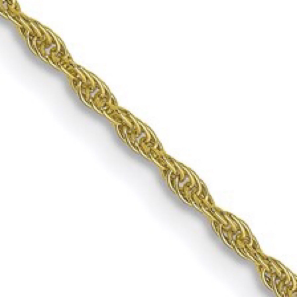 10K Yellow Gold 1.2mm Loose Rope