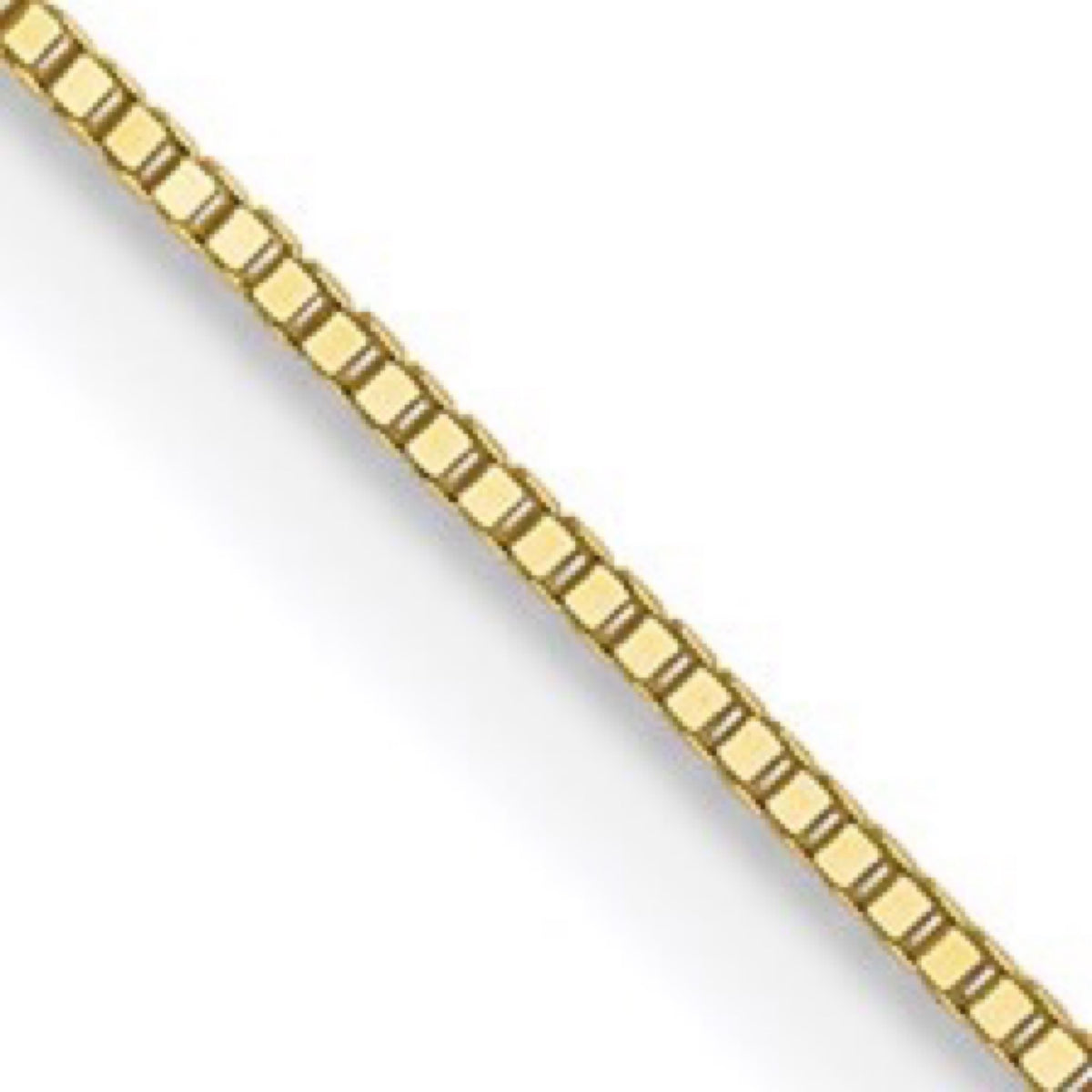 10K Yellow Gold .5 mm Baby Box