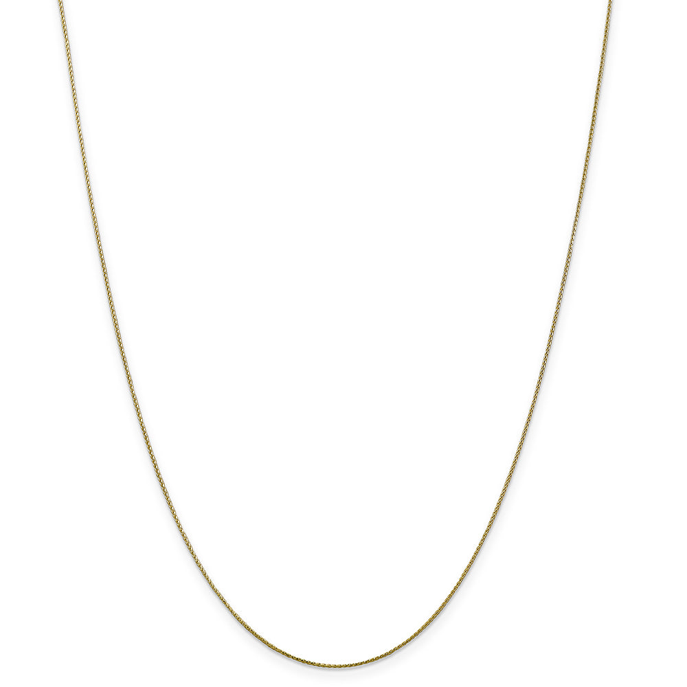 10K Yellow Gold .85mm Diamond Cut Spiga