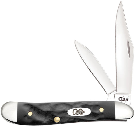 18225 Black Synthetic Rough Jigged Peanut (6220 SS)