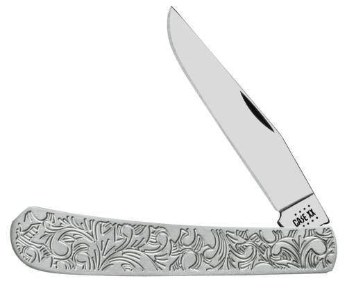 10948 Brush Chrome Deep Carve Canvas Silver Filigree (M154 SS)