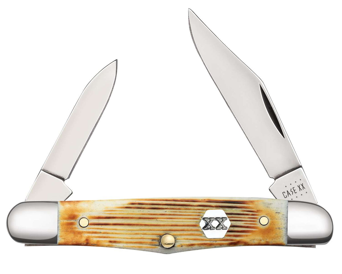 36723 Burnt Natural Bone Barnboard Jig Half Whittler (6208 SS)