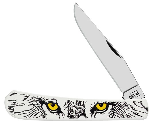 10962 White Powder Coat Color Image Canvas Wolf Eyes (M154 SS)