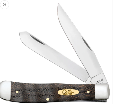 Smooth Black Curly Oak Wood Trapper